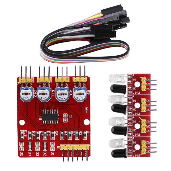 IR Tracking Sensor Module 4 Channel