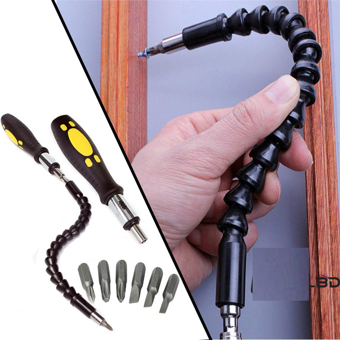 30 CM 11.8 Inch Flexible Drill Shaft Socket Key Drive Bits