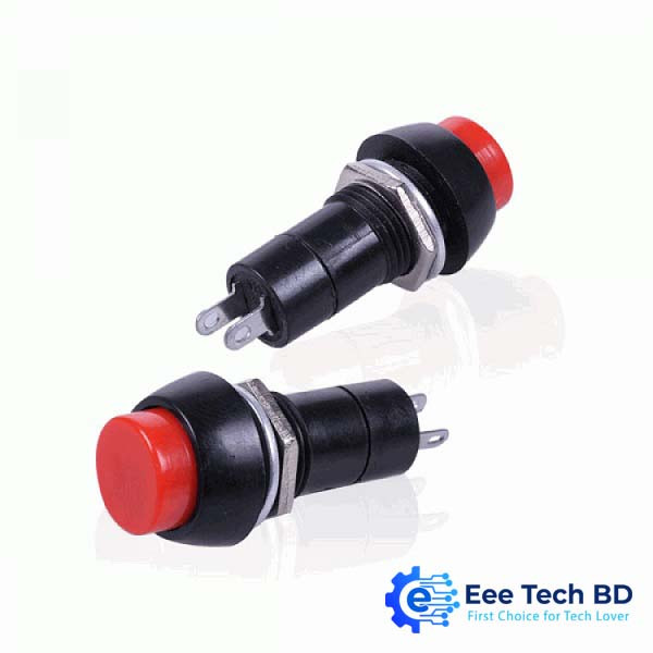 Round Push Button Switch (Red colour)