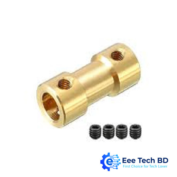 Copper Coupling For RC Boat 4mm To 6mm