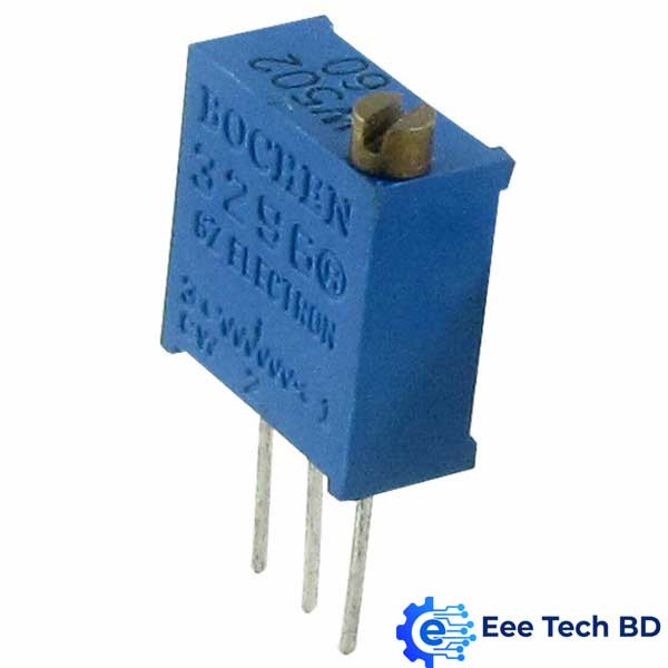 5K 1/2W Square Cermet Potentiometer