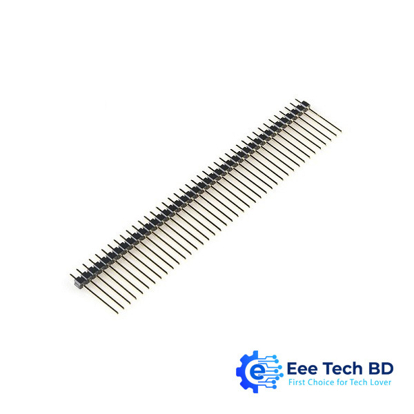 Male Pin Header 40*1 Single Row Long 28mm