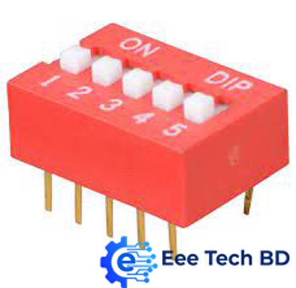 5 positions DIP switch