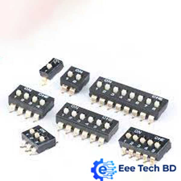 8Way 16Pin DIP Switch  Surface Mount SMT