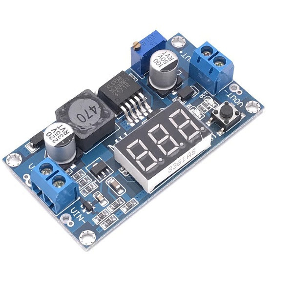 XL6009 Boost Module With LED Voltmeter