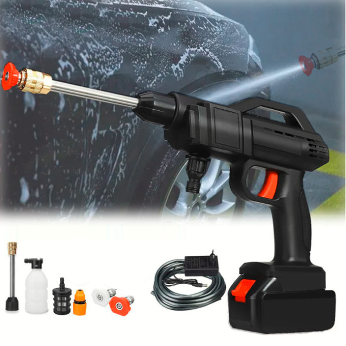 Rechargeable Cordless High Pressure Washer (Full Set)