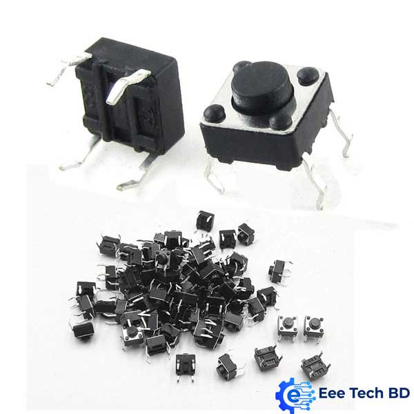 4 Pin tactile push button switch 6*6*3mm