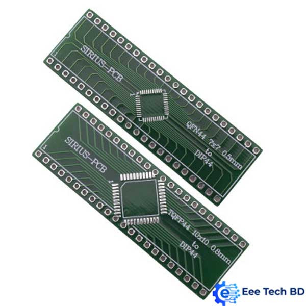 Adapter Board TQFP 44 to DIP