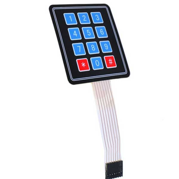 Flexible 3X4  Keypad