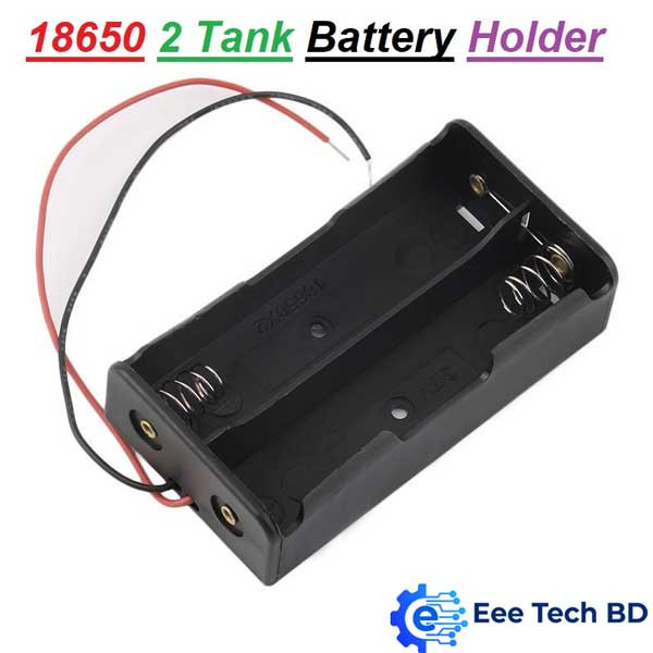 18650 2 Tank Rechargeable Battery Holder Four Slot Plastic ...