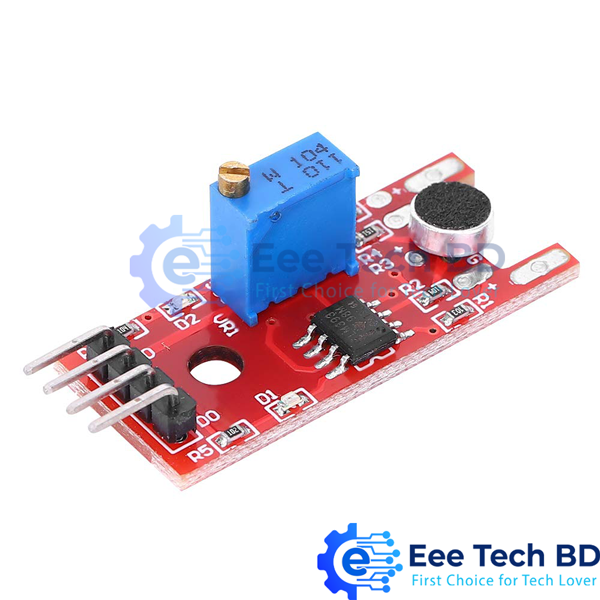 Red Color Sound Sensor Module