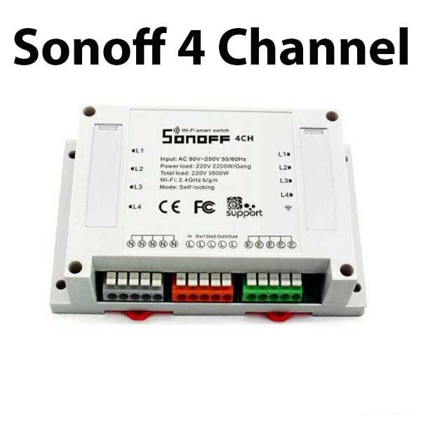 4 Channel Sonoff  WiFI-Switch Module