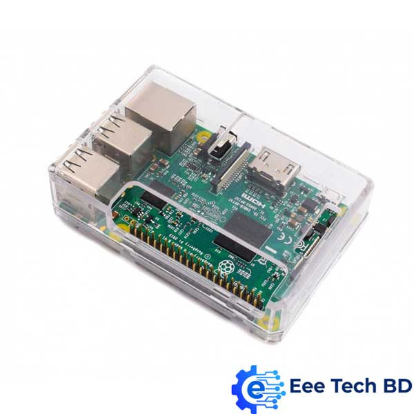 Raspberry Pi 3 Transparent Case