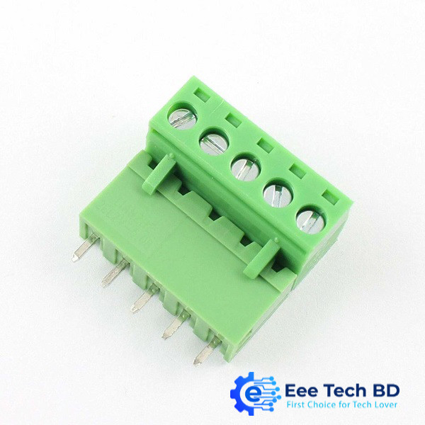 Green Connector 5 Pin Male Female  5.08mm I Type