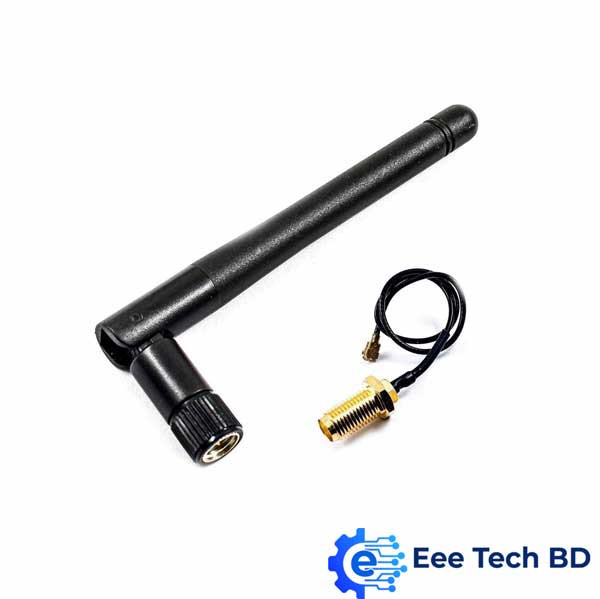 Female  SMA Adapter IPEX to With Male Antenna