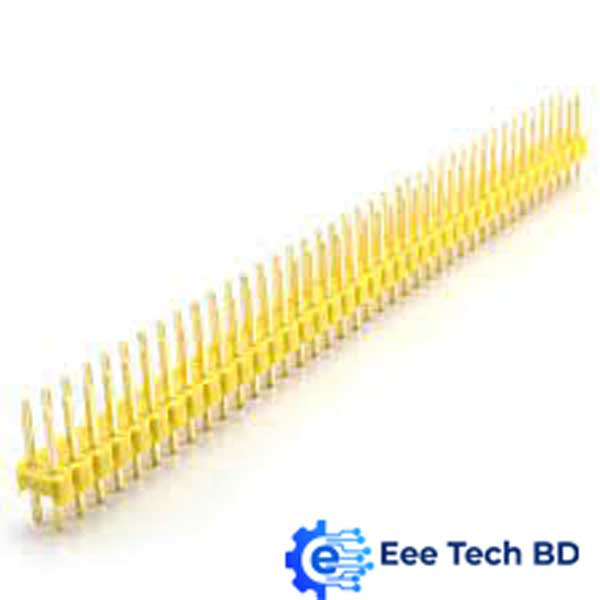 Male 40*2 Pin Header Yellow Color