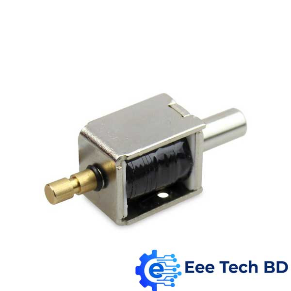 Mini Push Pull Cylindrical Solenoid (DC 5-12V 0.43A)