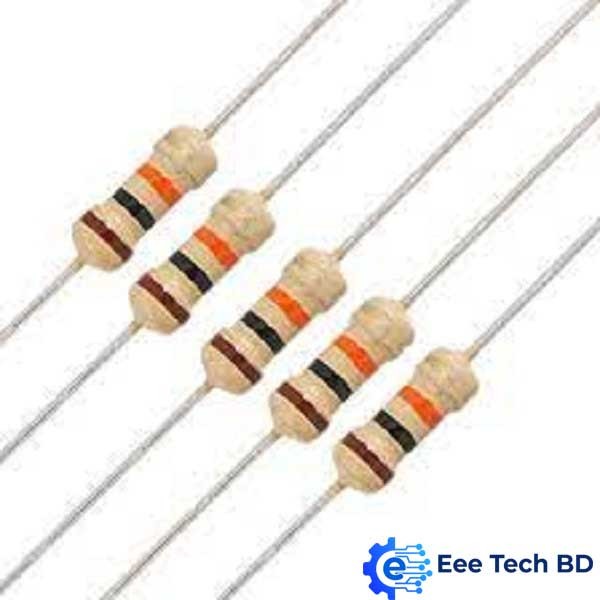 47 ohm 1/4W 5% Carbon Film Resistor (12pcs Pack)