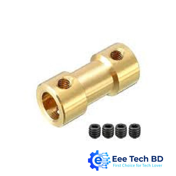 Copper Coupling For RC Boat 5mm To 6mm