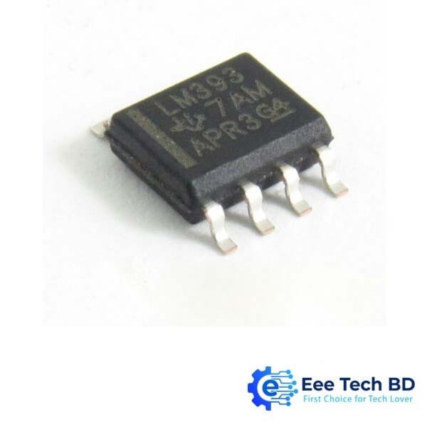 LM393D Differential Comparator SMD IC's