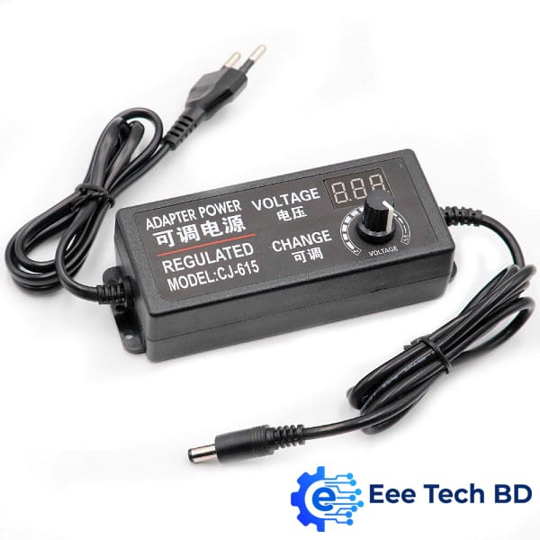 AC To DC Adjustable Digital Power Adapter  (DC3-24-3A)