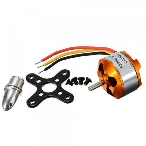 2200kv Brushless Outrunner Motor A2212/6T