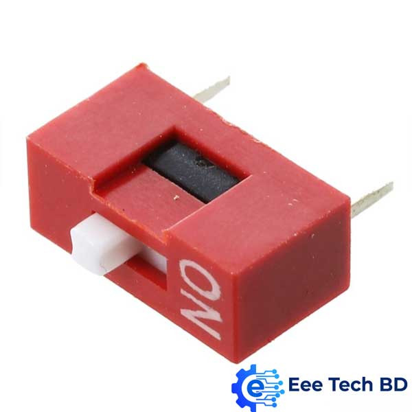 DIP Switch Red Color 1 Way