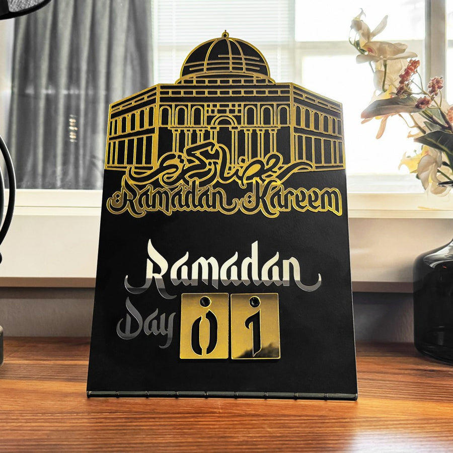 Ramadan Calendar Metal Ramadan Decoration, Ramadan Gifts, Ramadan Table Deco