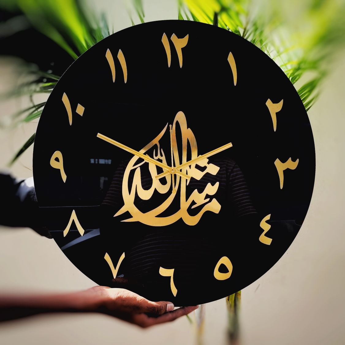 MASHA ALLAH wall clock - Islamic Wall Clock Arabic Letters