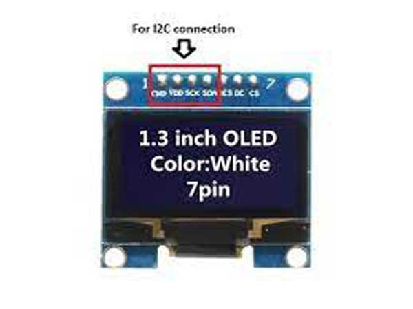 1.3 Inch 7Pin SPI OLED LCD Display