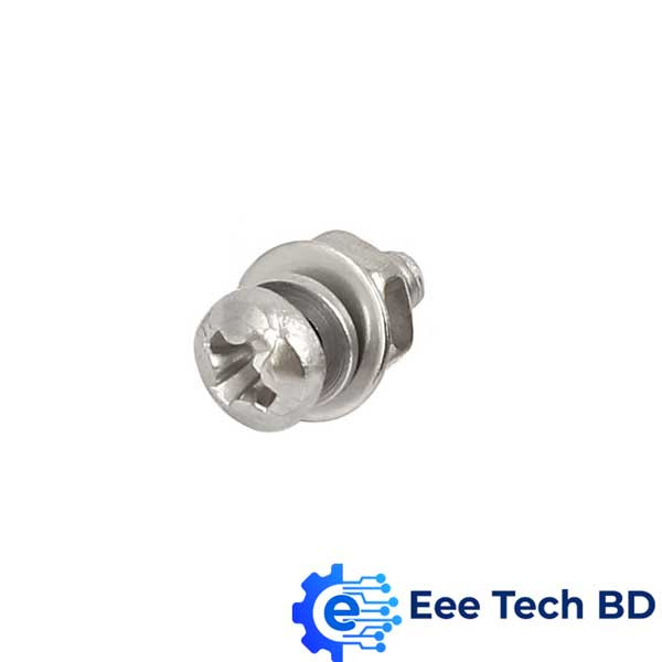 Button Head Screw With Nut M4 x 12mm