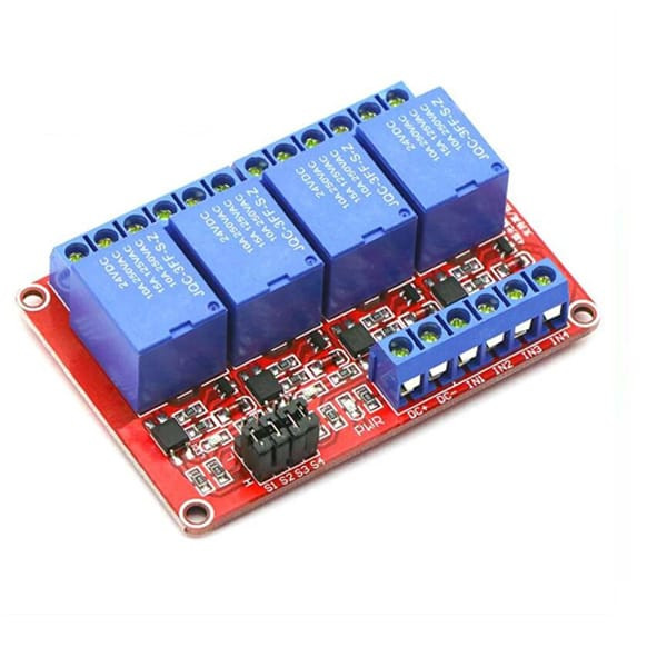 DC24V 4 Channel Red Color Relay Module