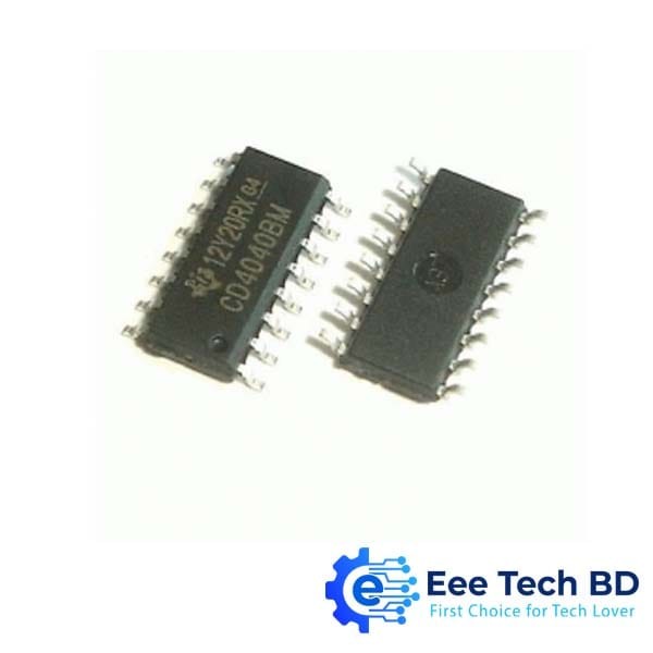 CD4040 12-Stage Binary/Ripple Counter IC's