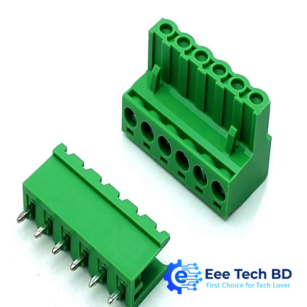 Green Connector 6 Pin 5.08mm Male-Female