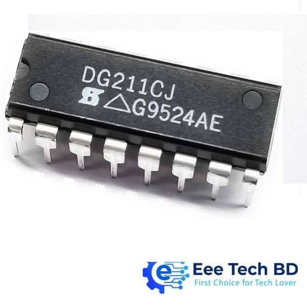 DG211CJ Analog Switch Quad SPST